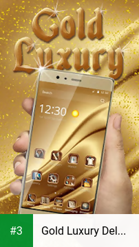 Gold Luxury Deluxe Theme app screenshot 3