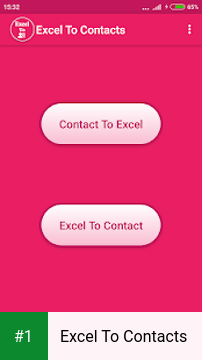 Excel To Contacts app screenshot 1
