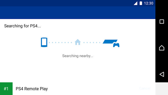 PS4 Remote Play app screenshot 1