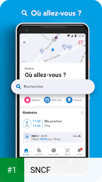 SNCF app screenshot 1
