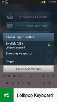 Lollipop Keyboard app screenshot 5