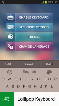 Lollipop Keyboard app screenshot 3