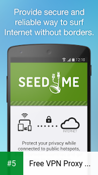 Free VPN Proxy by Seed4.Me app screenshot 5