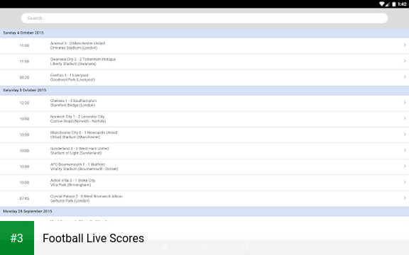 Football Live Scores app screenshot 3