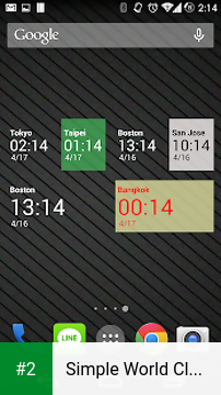 Simple World Clock Widget apk screenshot 2