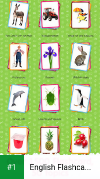 English Flashcards For Kids app screenshot 1
