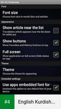 English Kurdish Dictionary apk screenshot 4