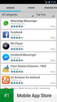Mobile App Store app screenshot 1