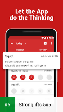 Stronglifts 5x5 apk screenshot 6