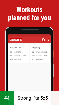 Stronglifts 5x5 apk screenshot 4