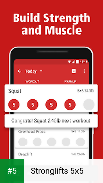Stronglifts 5x5 app screenshot 5