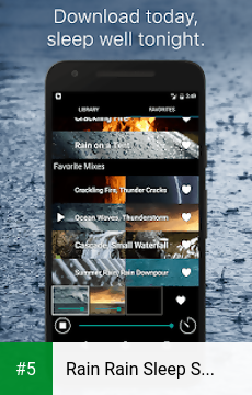 Rain Rain Sleep Sounds app screenshot 5