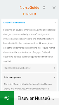 Elsevier NurseGuide app screenshot 3
