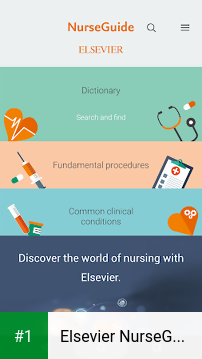 Elsevier NurseGuide app screenshot 1