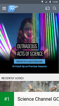 Science Channel GO app screenshot 1