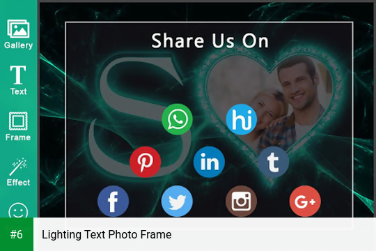 Lighting Text Photo Frame apk screenshot 6