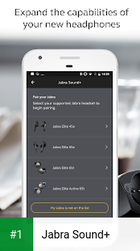 Jabra Sound+ app screenshot 1