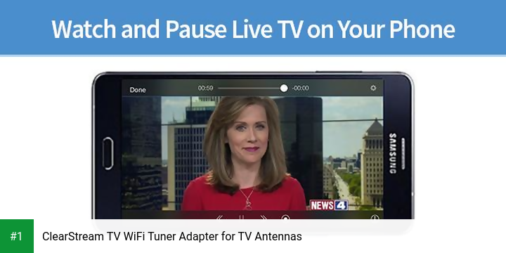 ClearStream TV WiFi Tuner Adapter for TV Antennas app screenshot 1