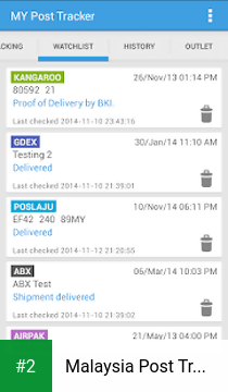 Malaysia Post Tracker apk screenshot 2