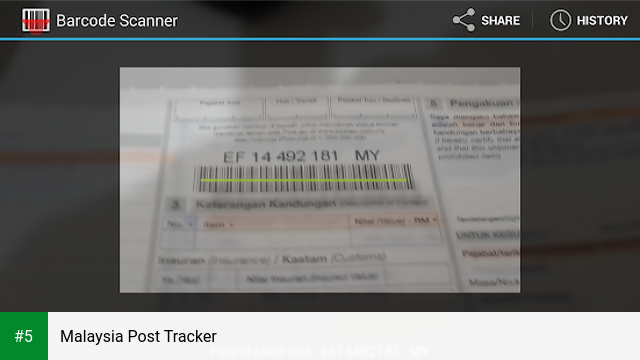 Malaysia Post Tracker app screenshot 5