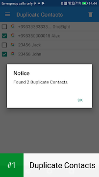 Duplicate Contacts app screenshot 1