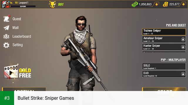 Bullet Strike: Sniper Games app screenshot 3