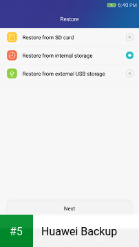 Huawei Backup app screenshot 5