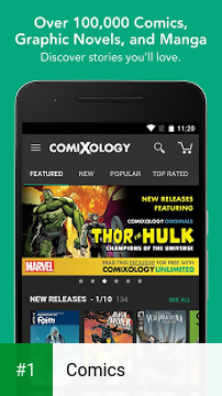 Comics app screenshot 1