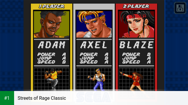 Streets of Rage Classic app screenshot 1