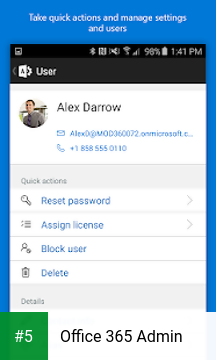 Office 365 Admin app screenshot 5