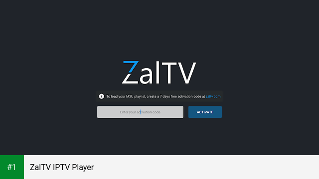 ZalTV IPTV Player app screenshot 1