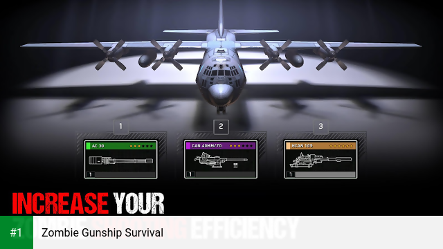 Zombie Gunship Survival app screenshot 1