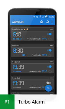 Turbo Alarm app screenshot 1