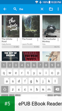 ePUB EBook Reader app screenshot 5