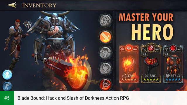 Blade Bound: Hack and Slash of Darkness Action RPG app screenshot 5