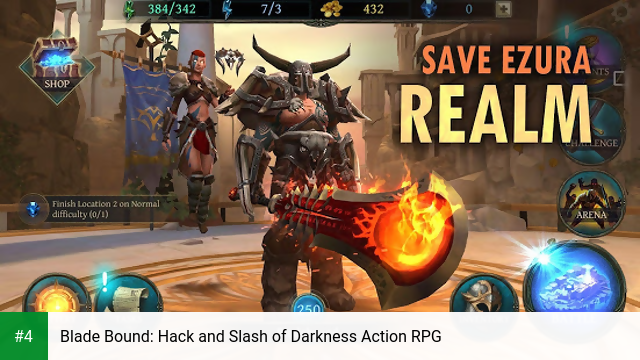 Blade Bound: Hack and Slash of Darkness Action RPG apk screenshot 4