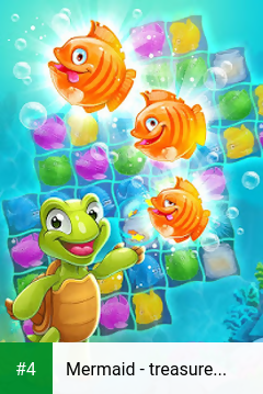 Mermaid - treasure match-3 apk screenshot 4
