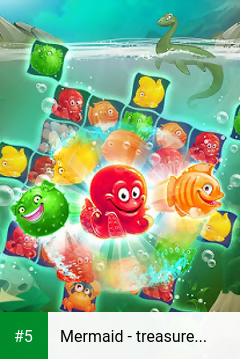 Mermaid - treasure match-3 app screenshot 5