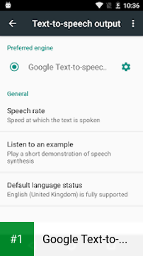 Google Text-to-Speech app screenshot 1