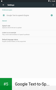 Google Text-to-Speech app screenshot 5