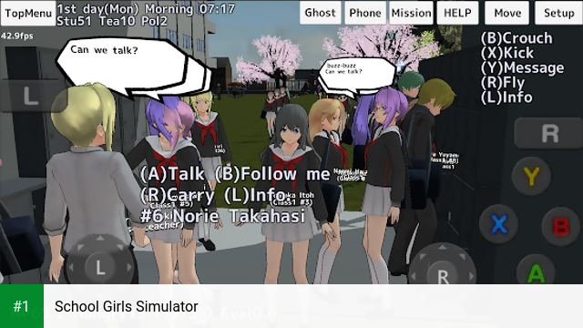School Girls Simulator app screenshot 1
