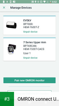 OMRON connect US/CAN app screenshot 3