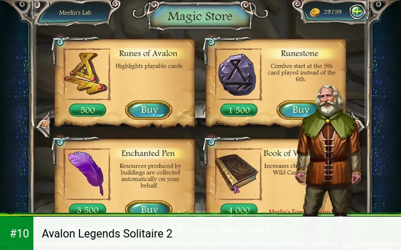 Avalon Legends Solitaire 2 apk screenshot 10