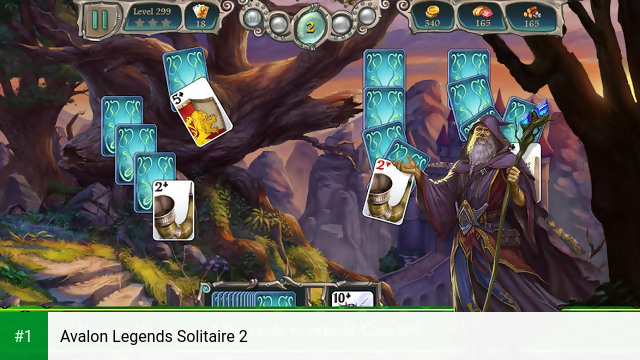 Avalon Legends Solitaire 2 app screenshot 1