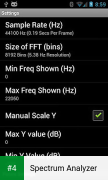 Spectrum Analyzer apk screenshot 4