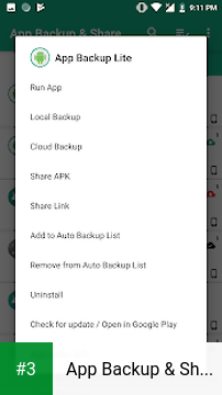 App Backup & Share Pro app screenshot 3