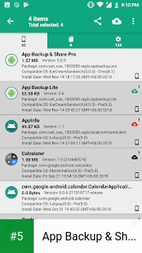 App Backup & Share Pro app screenshot 5