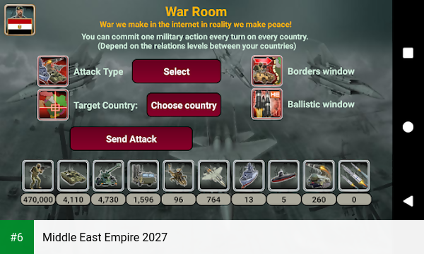 Middle East Empire 2027 apk screenshot 6