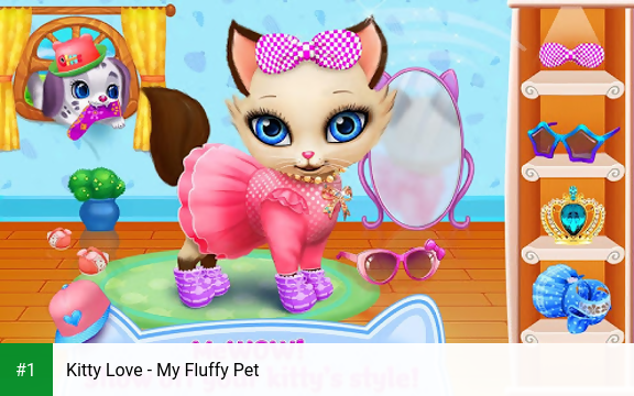 Kitty Love - My Fluffy Pet app screenshot 1