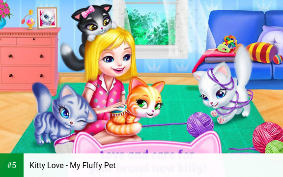 Kitty Love - My Fluffy Pet app screenshot 5